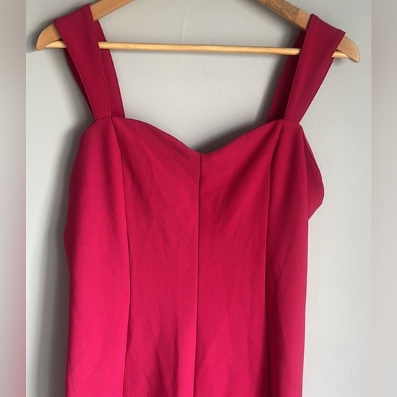 NWOT - Abercrombie and Fitch Wide Strap Corset Midi Dress in Fuchsia - Size XS - Picture 5 of 5